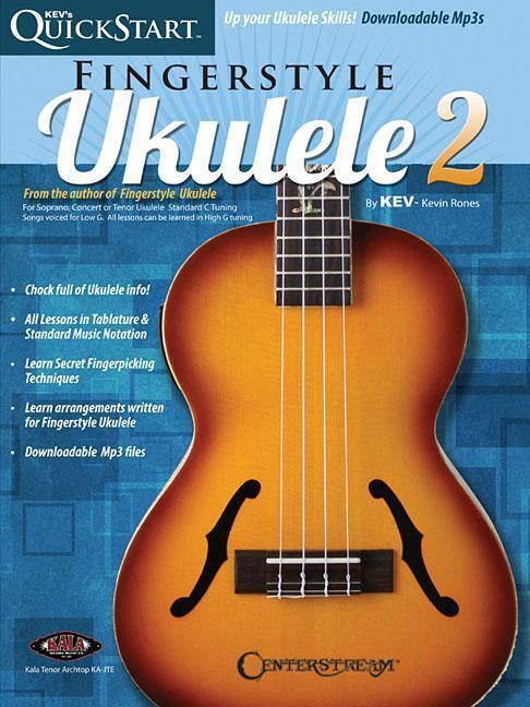 Cover: 9781574243697 | Kev's QuickStart for Fingerstyle Ukulele - Vol. 2 | Fretted