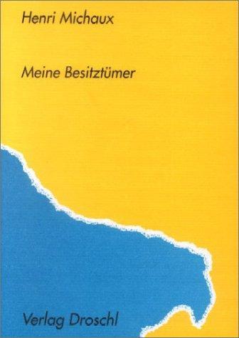 Cover: 9783854206415 | Meine Besitztümer | Und andere Texte 1929 - 1938 | Henri Michaux