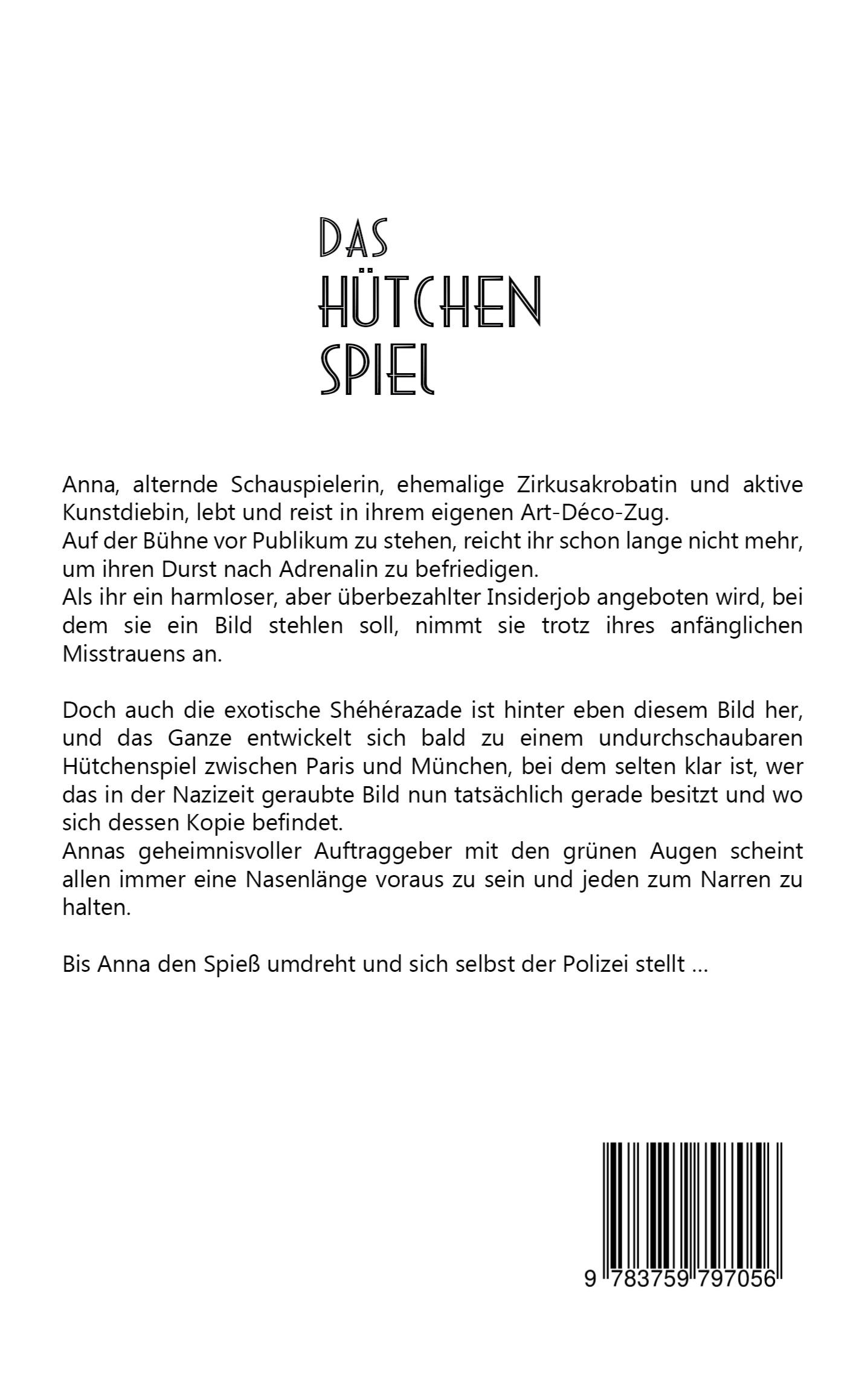 Rückseite: 9783759797056 | Das Hütchenspiel | Ein Leben voller Täuschung und Gefahr | Kaufmann