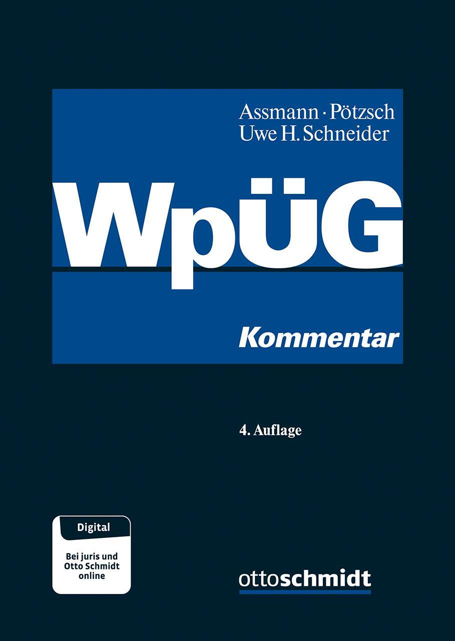 Cover: 9783504400835 | Wertpapiererwerbs- und Übernahmegesetz | Heinz-Dieter Assmann (u. a.)