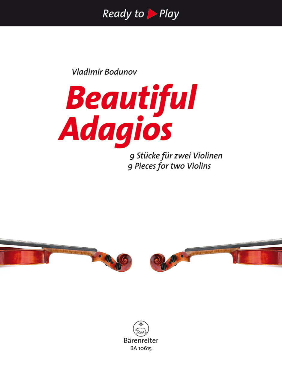 Cover: 9790006543083 | Beautiful Adagios | 9 Pieces for two Violins | Ready to Play