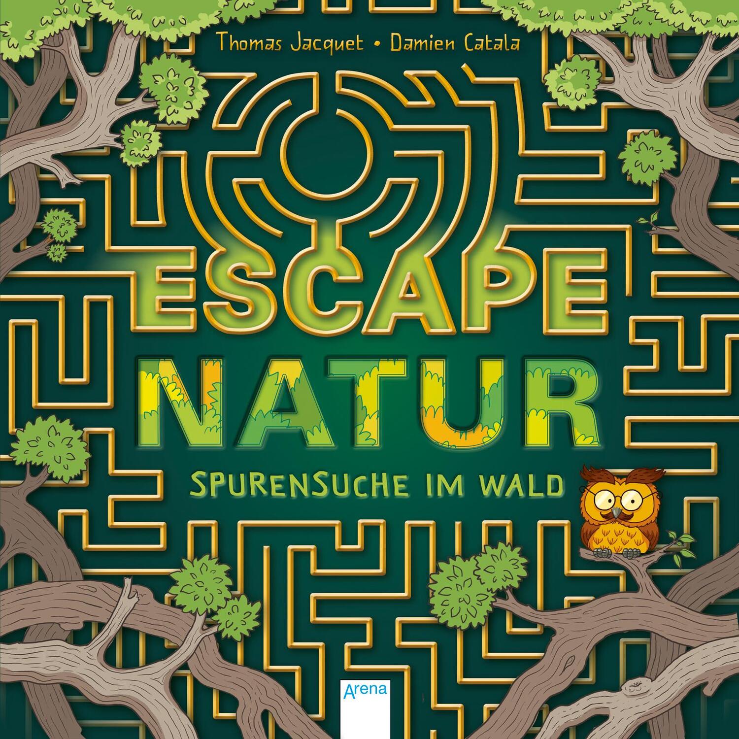 Cover: 9783401716763 | Escape Natur. Spurensuche im Wald | Thomas Jacquet | Taschenbuch