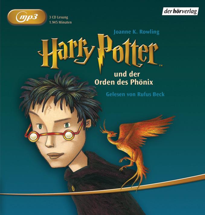 Cover: 9783867176552 | Harry Potter 5 und der Orden des Phönix | Gelesen von Rufus Beck | MP3