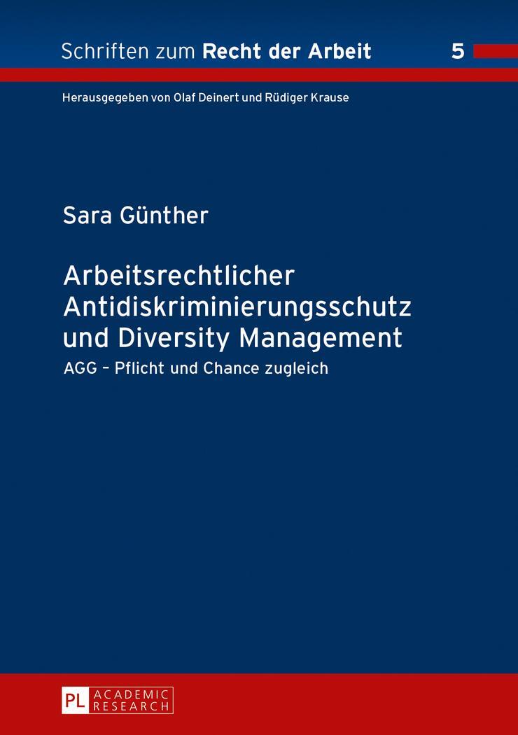Cover: 9783631645130 | Arbeitsrechtlicher Antidiskriminierungsschutz und Diversity Management