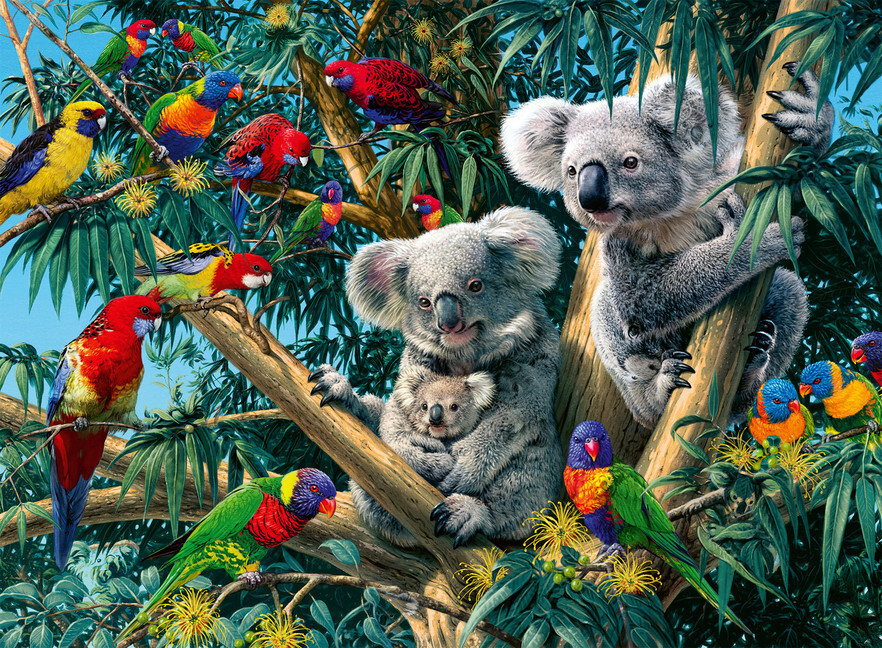 Bild: 4005556148264 | Koalas im Baum (Puzzle) | Spiel | In Spielebox | 14826 | Deutsch