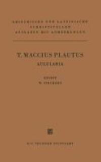 Cover: 9783663040606 | T. Maccius Plautus Aulularia | W. Stockert | Taschenbuch | Paperback