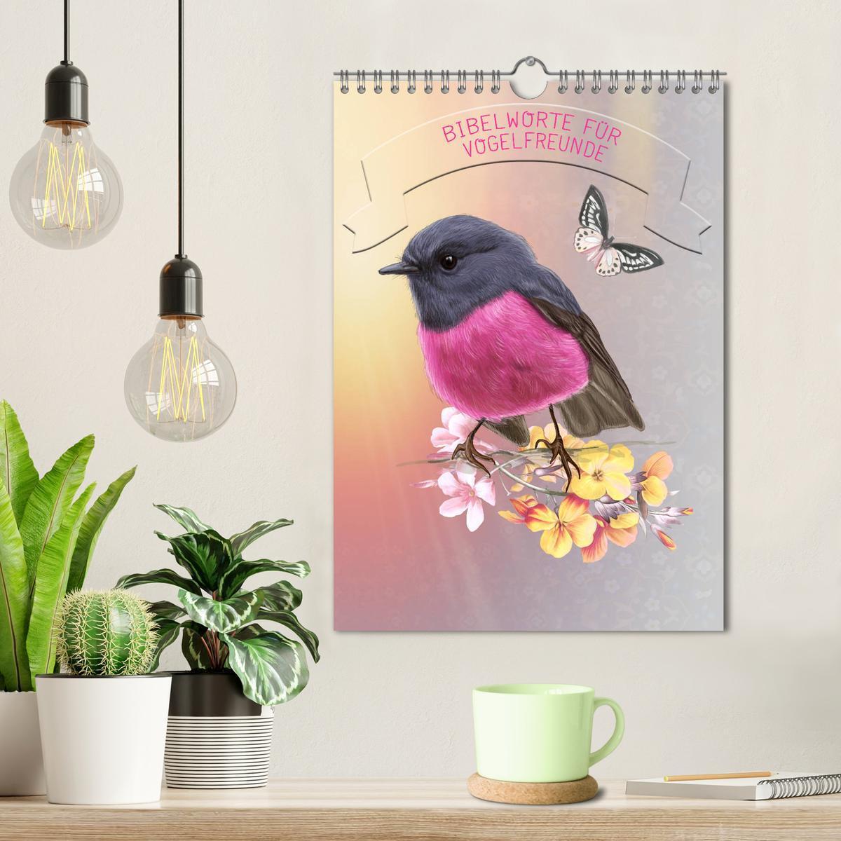 Bild: 9783435962655 | Bibelworte für Vogelfreunde (Wandkalender 2025 DIN A4 hoch),...