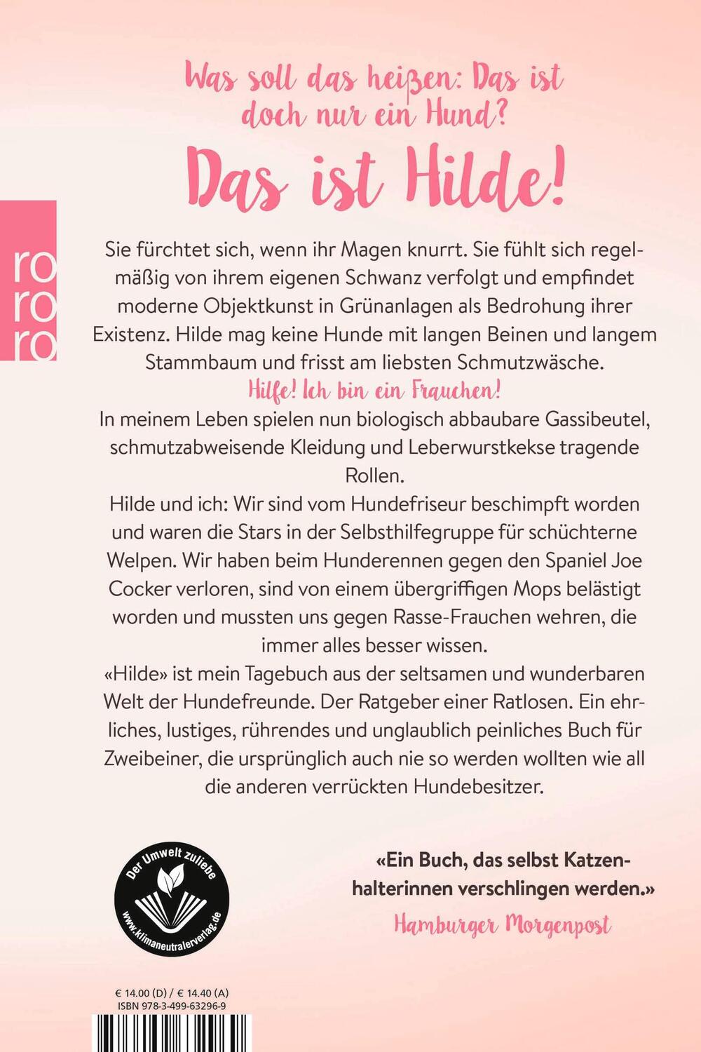Rückseite: 9783499632969 | Hilde | Ildikó von Kürthy | Taschenbuch | 320 S. | Deutsch | 2019