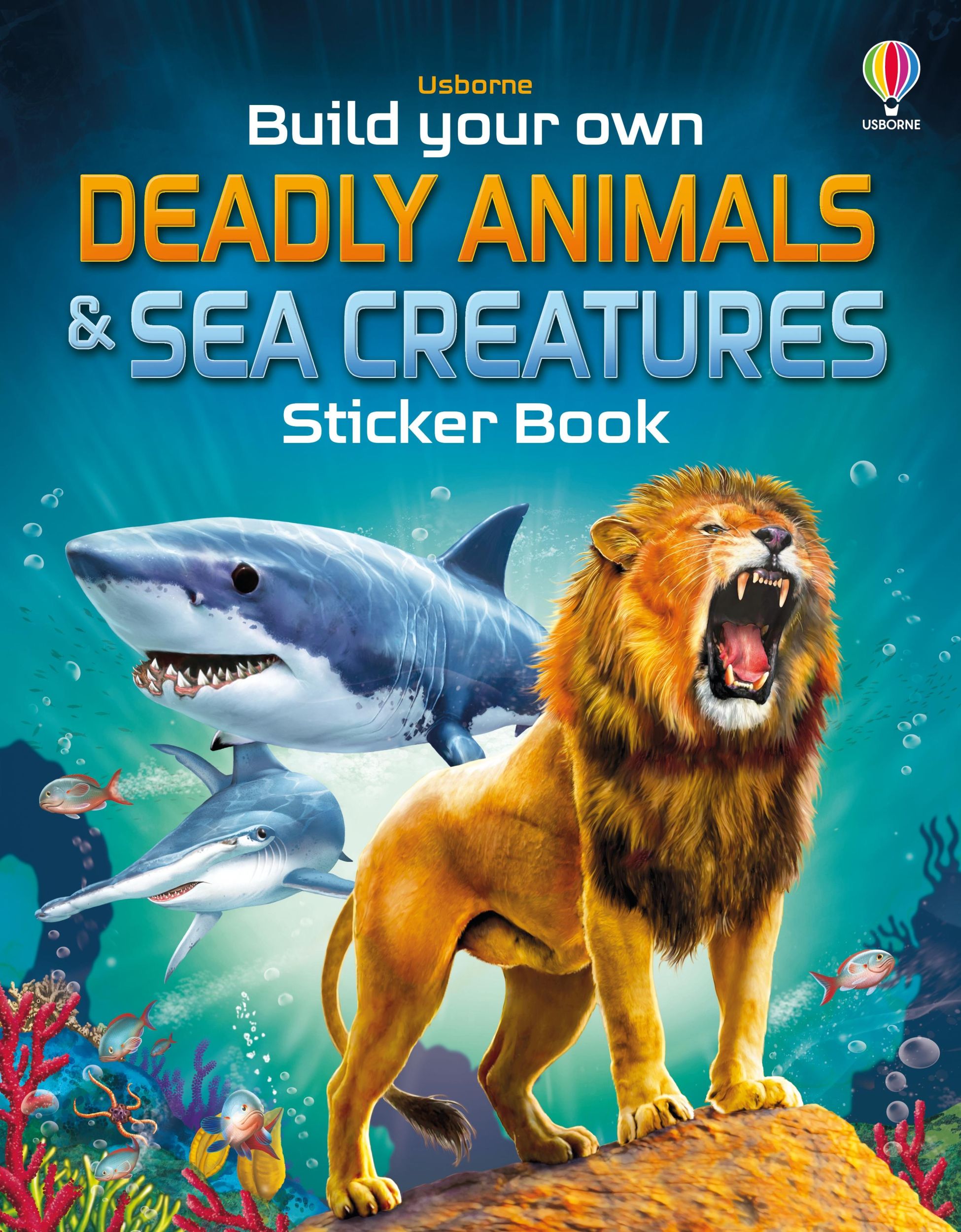 Cover: 9781805315803 | Build Your Own Deadly Animals and Sea Creatures Sticker Book | Tudhope