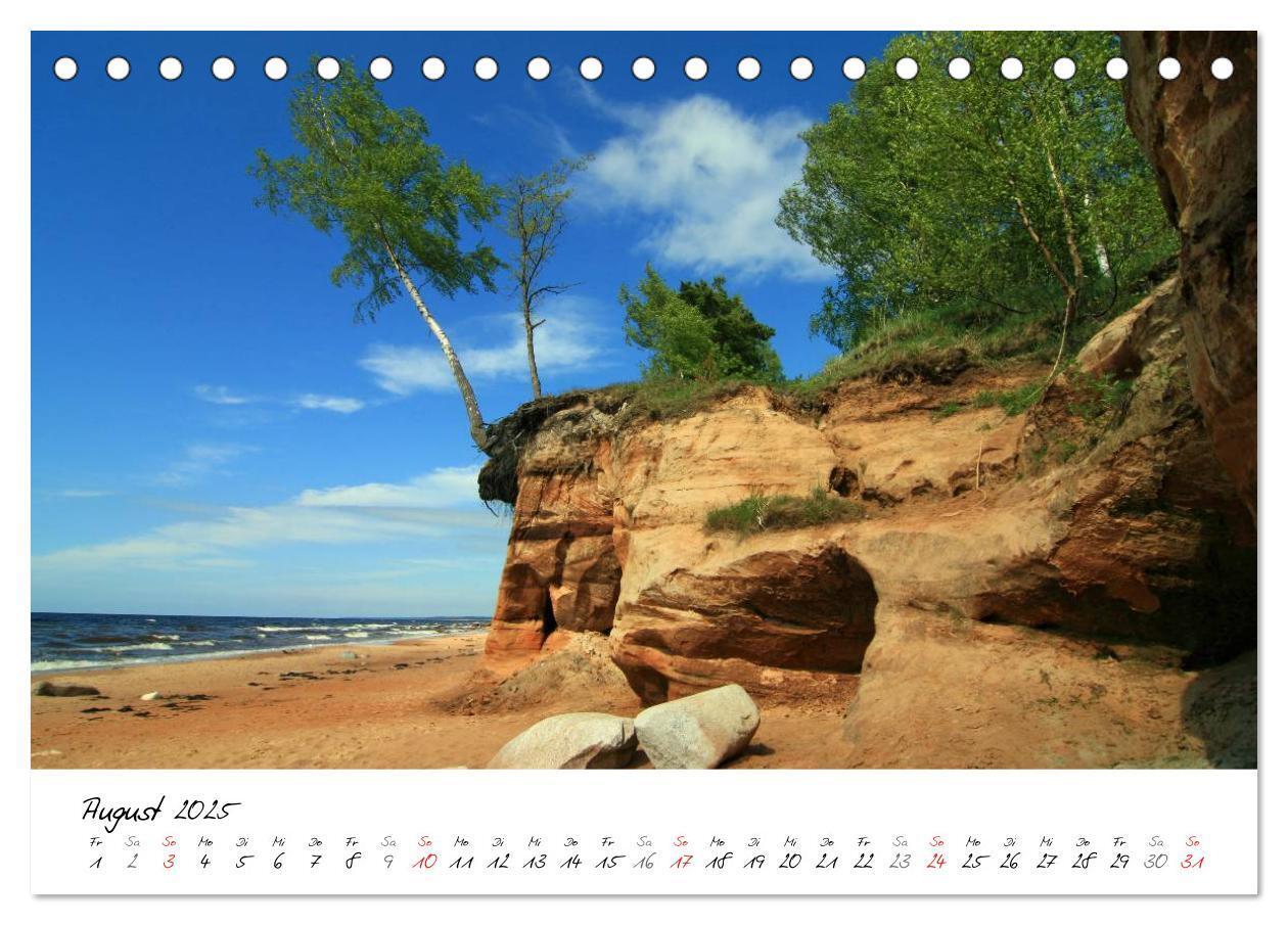 Bild: 9783435642113 | Litauen und Lettland (Tischkalender 2025 DIN A5 quer), CALVENDO...