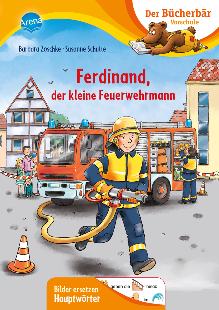 Cover: 9783401716480 | Ferdinand, der kleine Feuerwehrmann | Bilder ersetzen Namenwörter