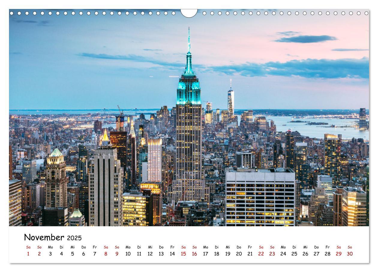 Bild: 9783435043910 | New York City - Atemberaubende Ansichten (Wandkalender 2025 DIN A3...