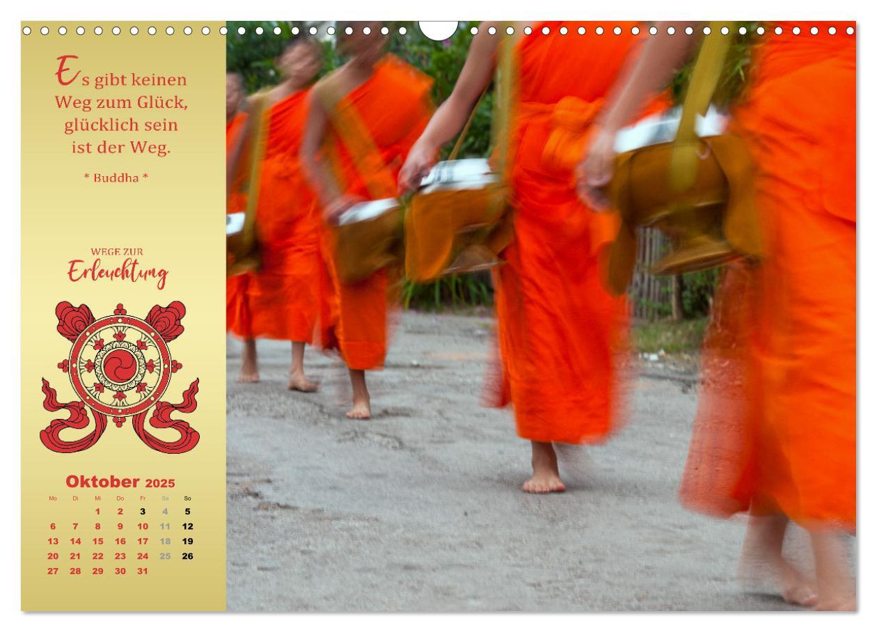 Bild: 9783383906947 | Buddhistische Weisheiten - Wege zur Erleuchtung (Wandkalender 2025...