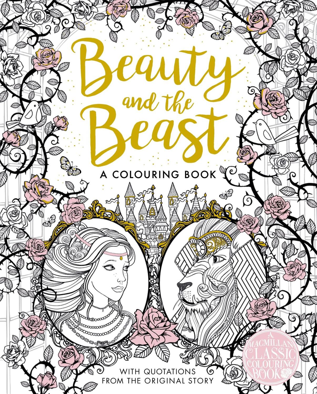 Cover: 9781509839360 | The Beauty and the Beast Colouring Book | Villeneuve | Taschenbuch