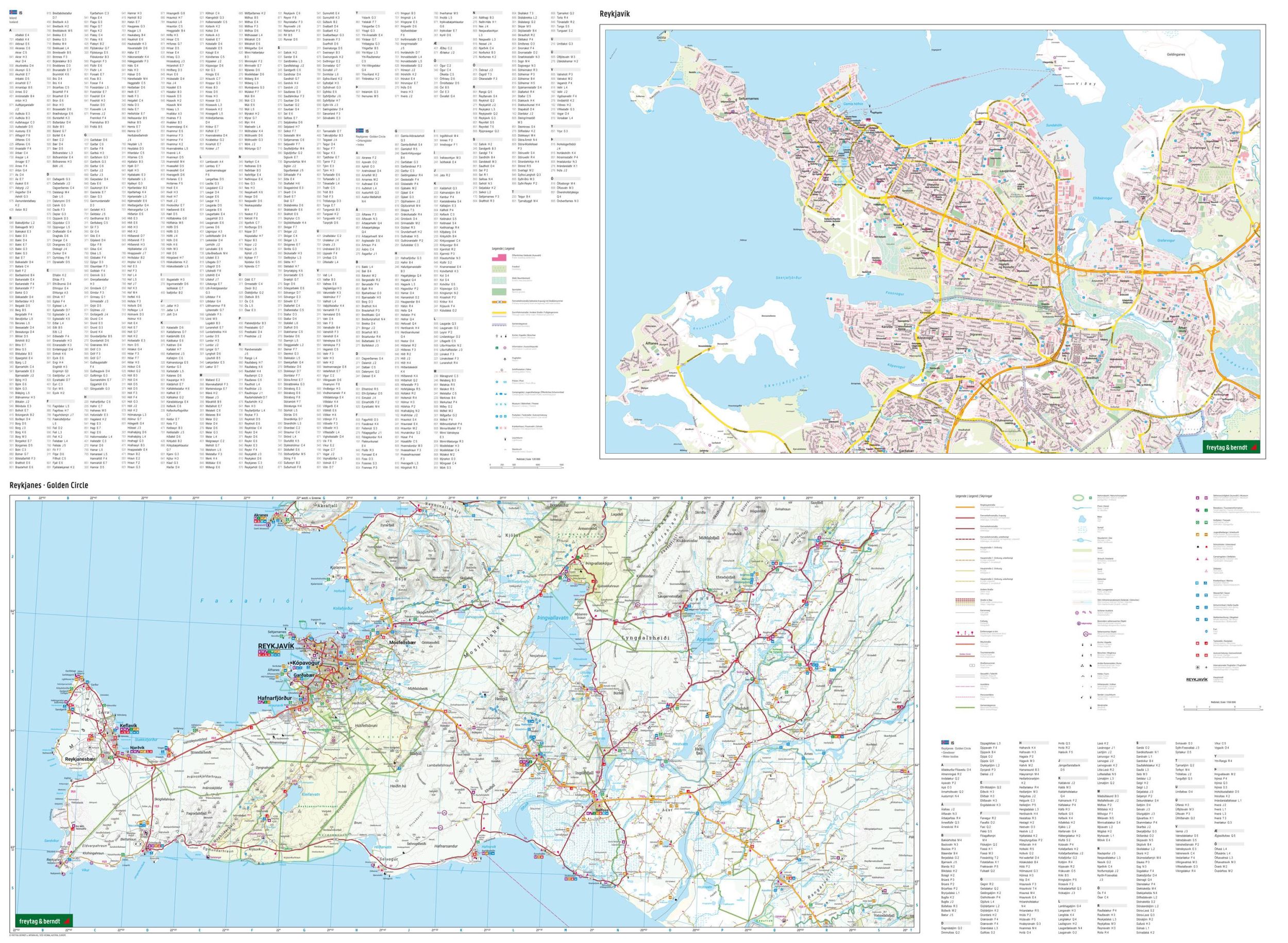 Bild: 9783707921915 | Island, Straßenkarte 1:400.000, freytag &amp; berndt | Freytag &amp; Berndt