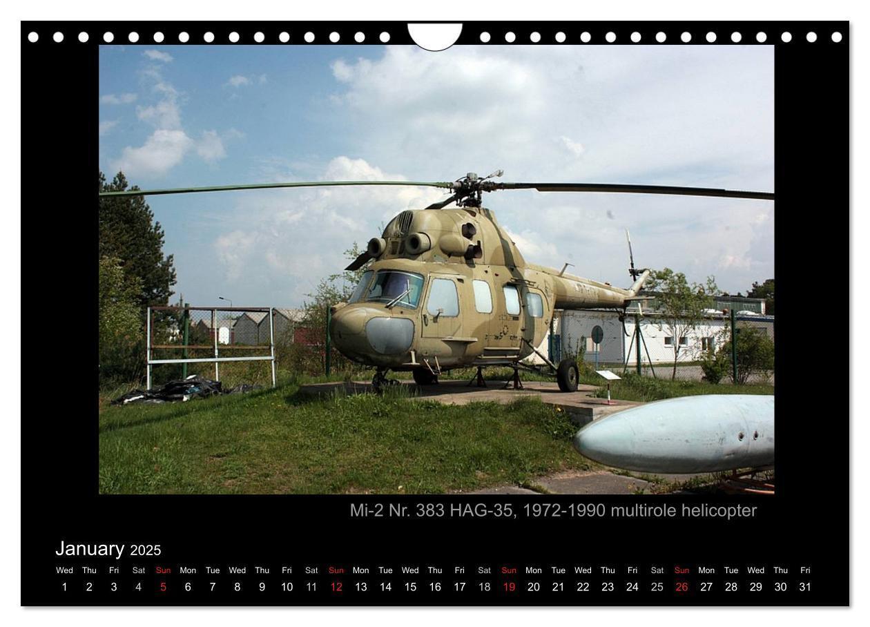 Bild: 9781325961832 | Airplanes and Helicopters of NVA 1957 - 1991 (Wall Calendar 2025...