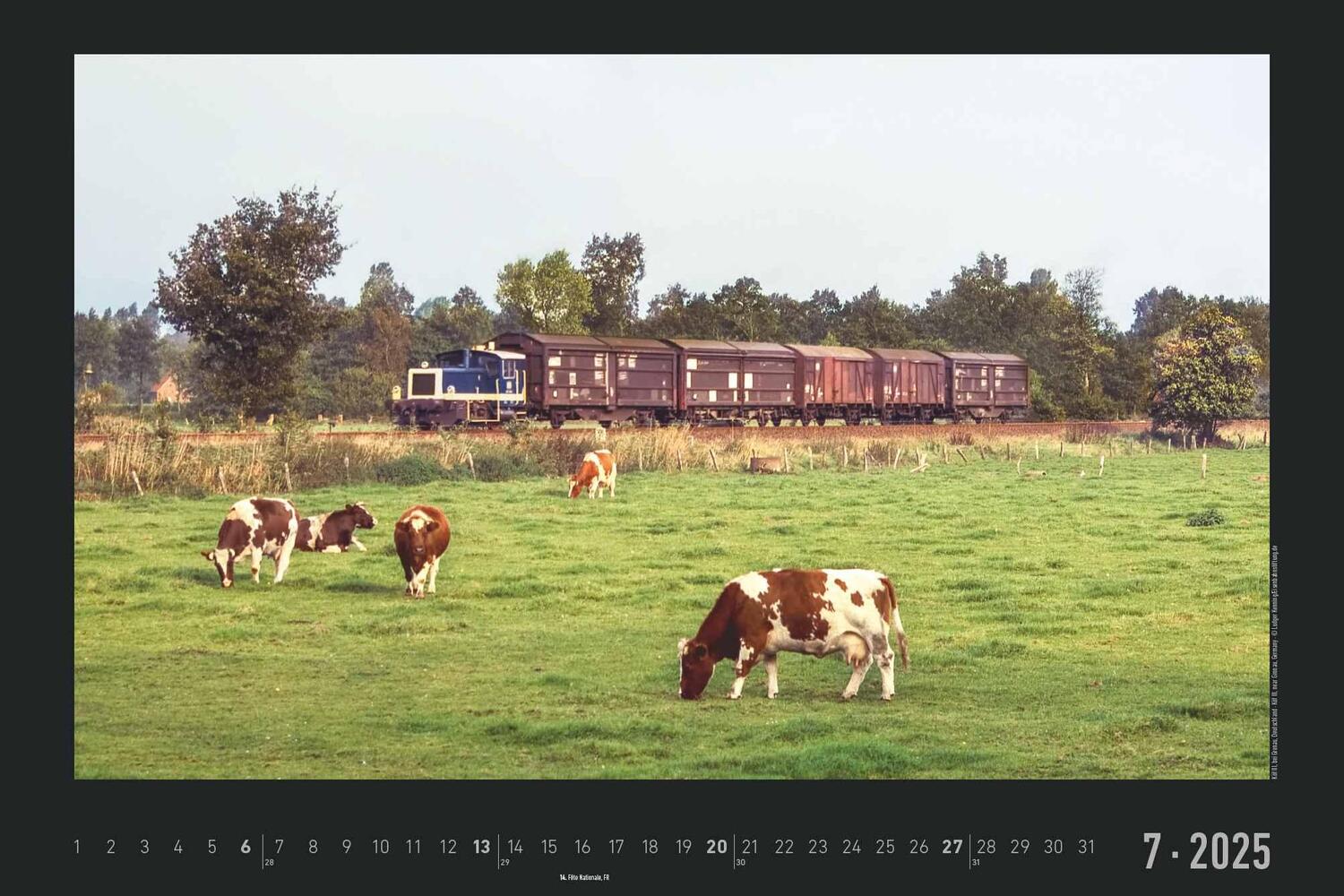 Bild: 4251732342203 | Eisenbahn-Nostalgie 2025 - Bildkalender 49,5x33 cm -...