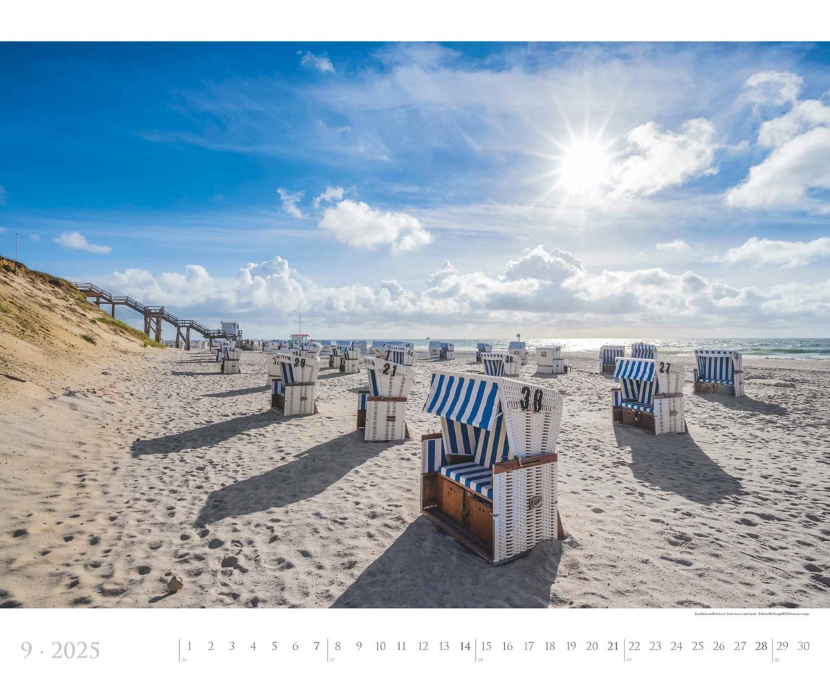 Bild: 4251732342258 | Alpha Edition - Sylt 2025 Bildkalender XXL, 60x50cm, Kalender mit...