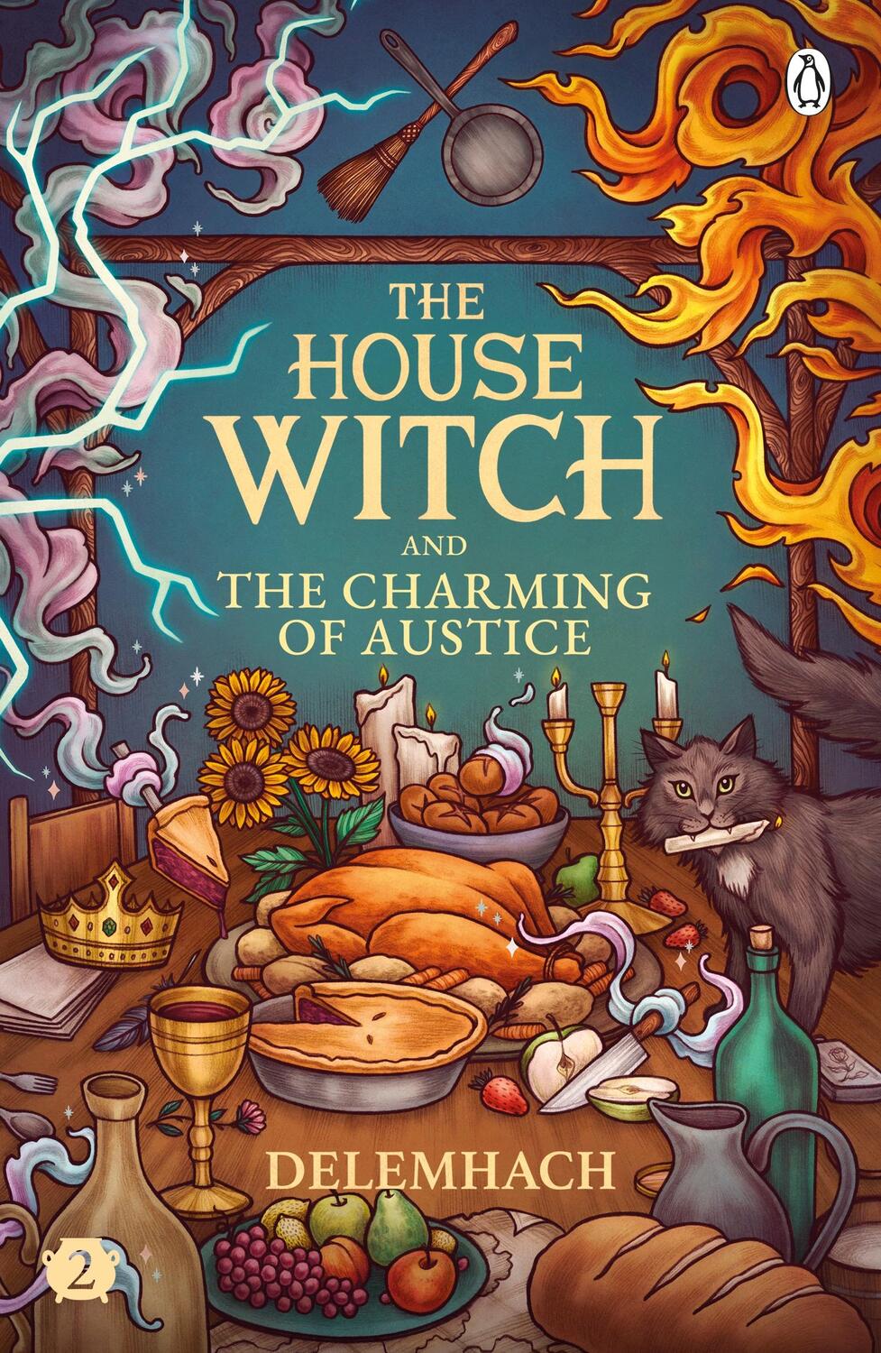 Cover: 9781405967075 | The House Witch and The Charming of Austice | Delemhach, Emilie Nikota