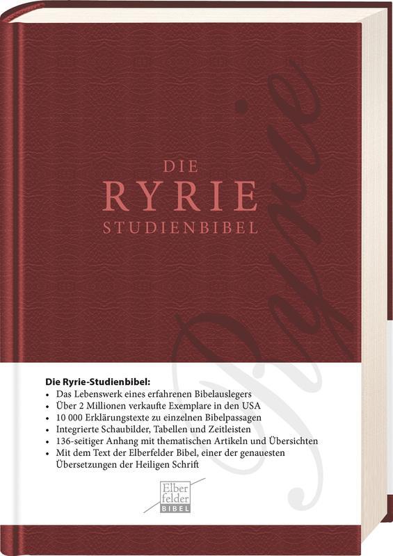 Cover: 9783417253511 | Ryrie-Studienbibel - ital. Kunstleder | Charles C. Ryrie | Taschenbuch