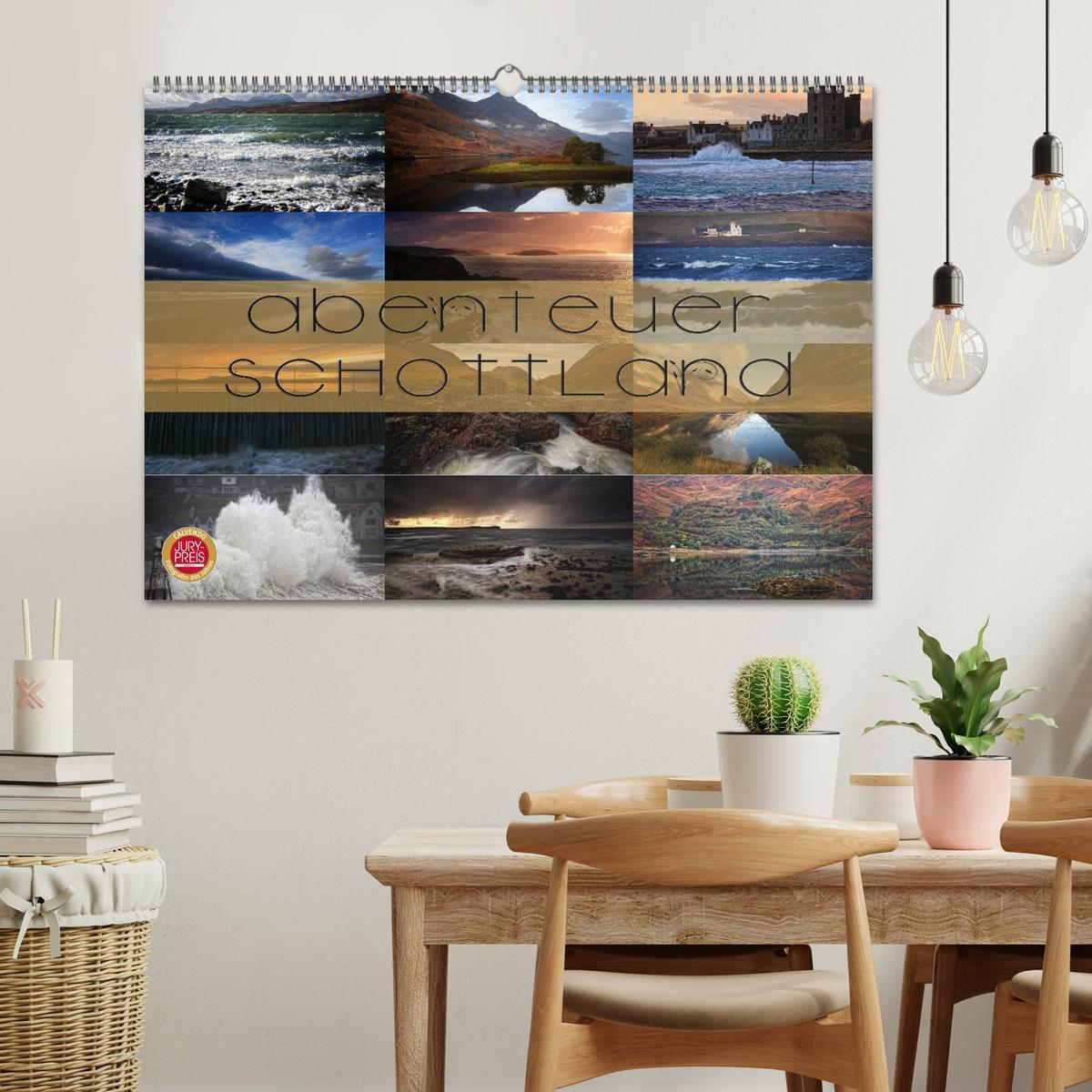 Bild: 9783435753680 | Abenteuer Schottland (Wandkalender 2025 DIN A2 quer), CALVENDO...