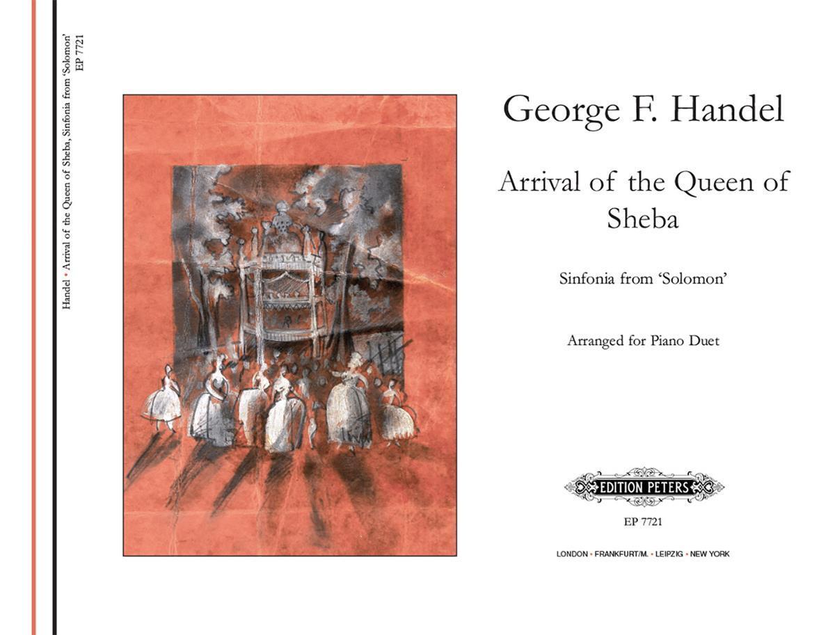 Cover: 9790577080796 | Arrival of the Queen of Sheba (Arranged for Piano Duet) | Handel