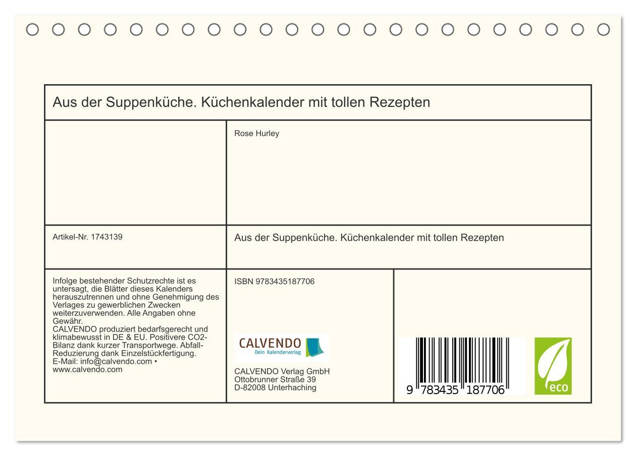 Bild: 9783435187706 | Aus der Suppenküche. Küchenkalender mit tollen Rezepten...