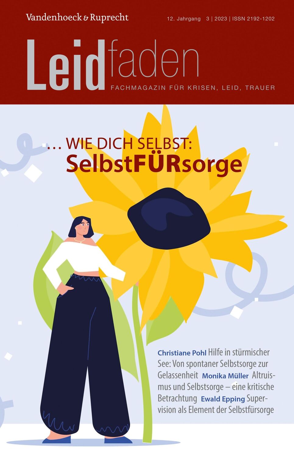 Cover: 9783525806241 | ... wie dich selbst: SelbstFÜRsorge | Leidfaden 2023, Heft 3 | Buch