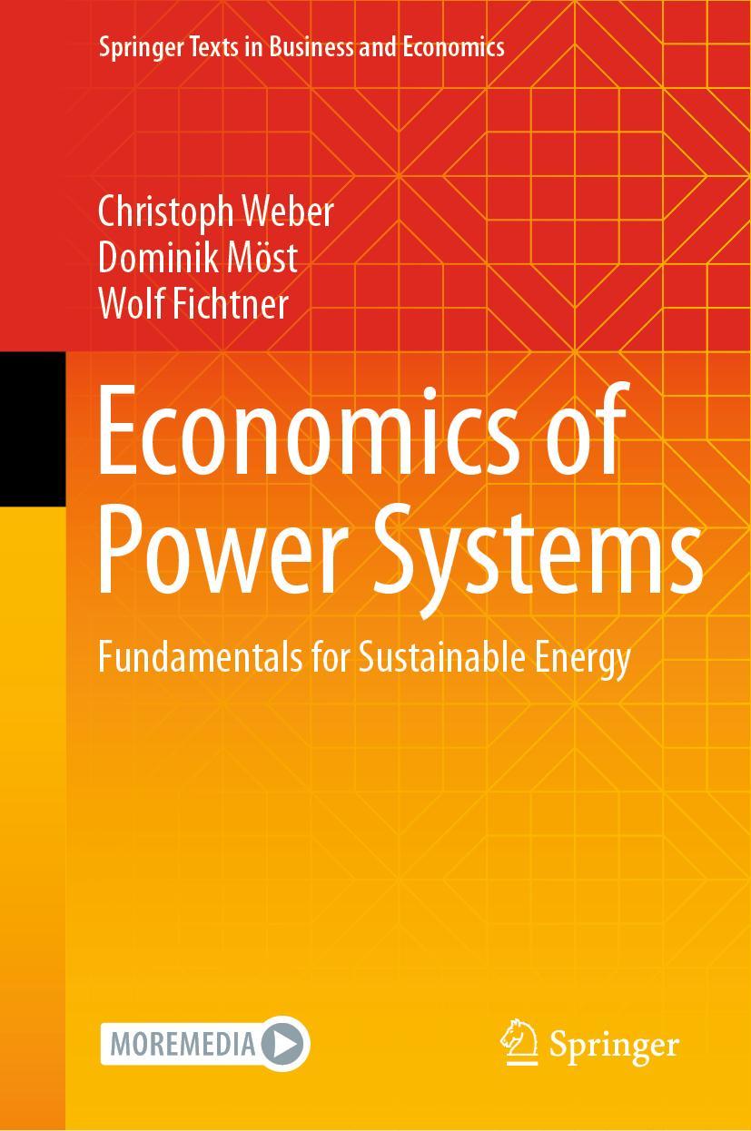 Cover: 9783030977696 | Economics of Power Systems | Fundamentals for Sustainable Energy