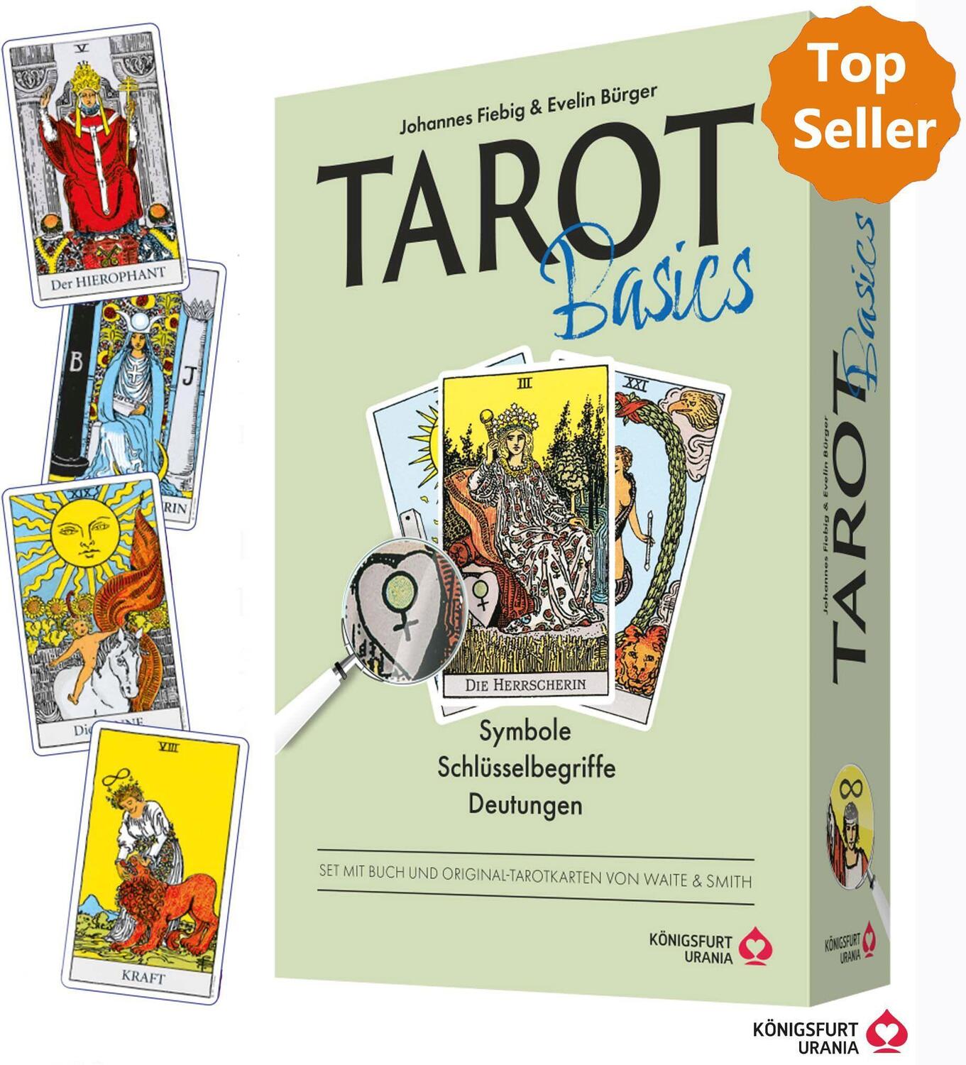 Cover: 9783868265699 | Tarot Basic Waite - Symbole, Schlüsselbegriffe, Deutungen | Buch