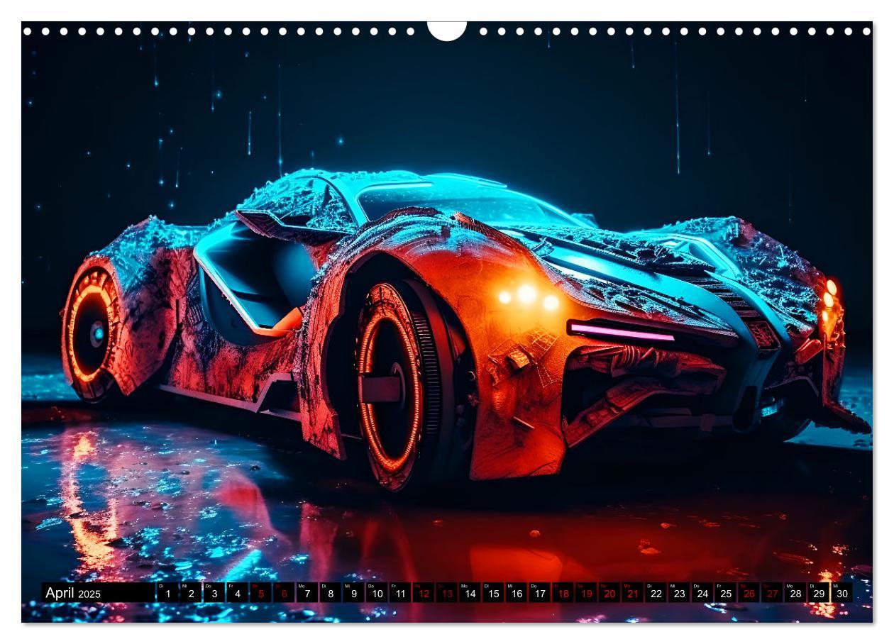 Bild: 9783383908538 | Future Vision Cars-Studio Art (Wandkalender 2025 DIN A3 quer),...