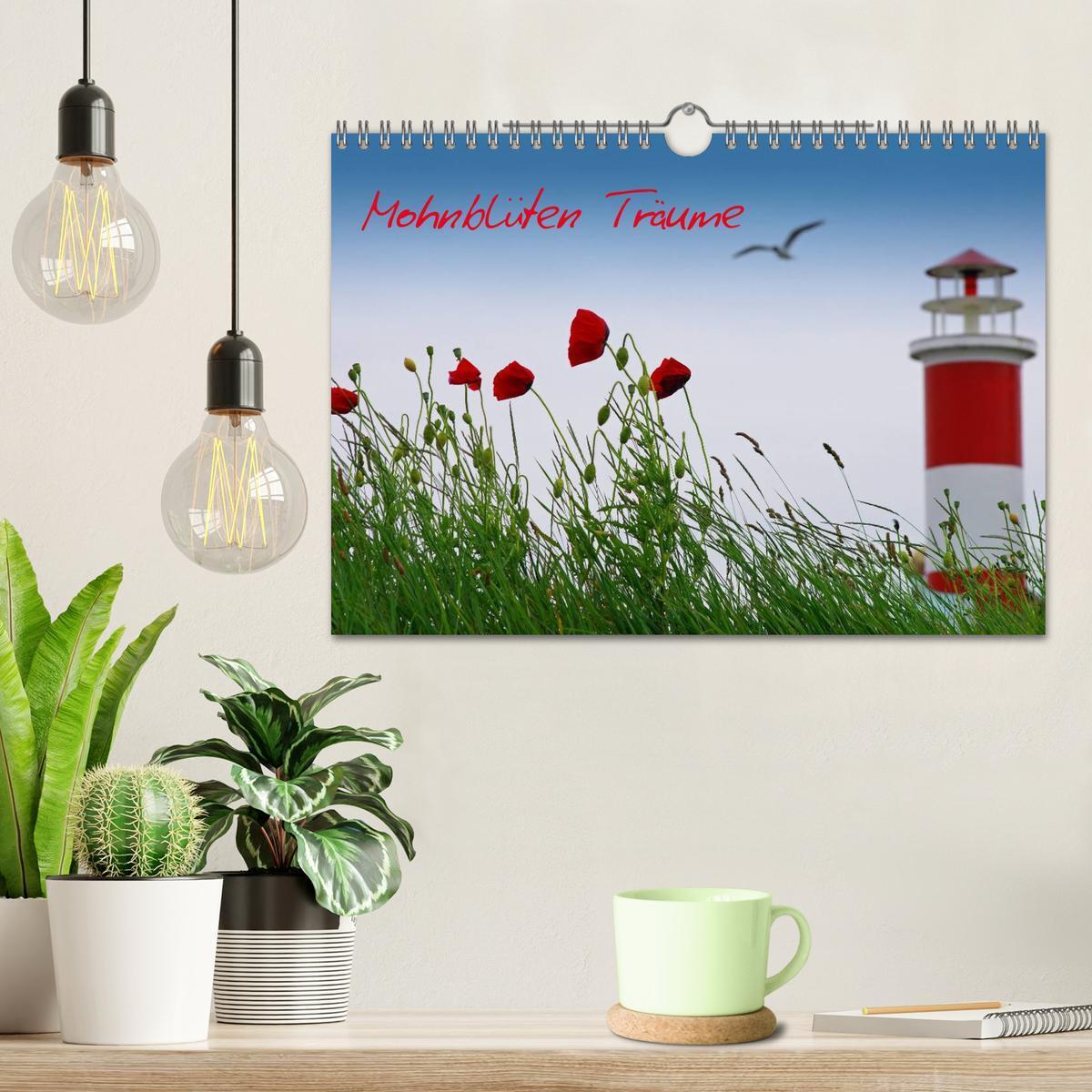 Bild: 9783435842339 | Mohnblumen Träume (Wandkalender 2025 DIN A4 quer), CALVENDO...