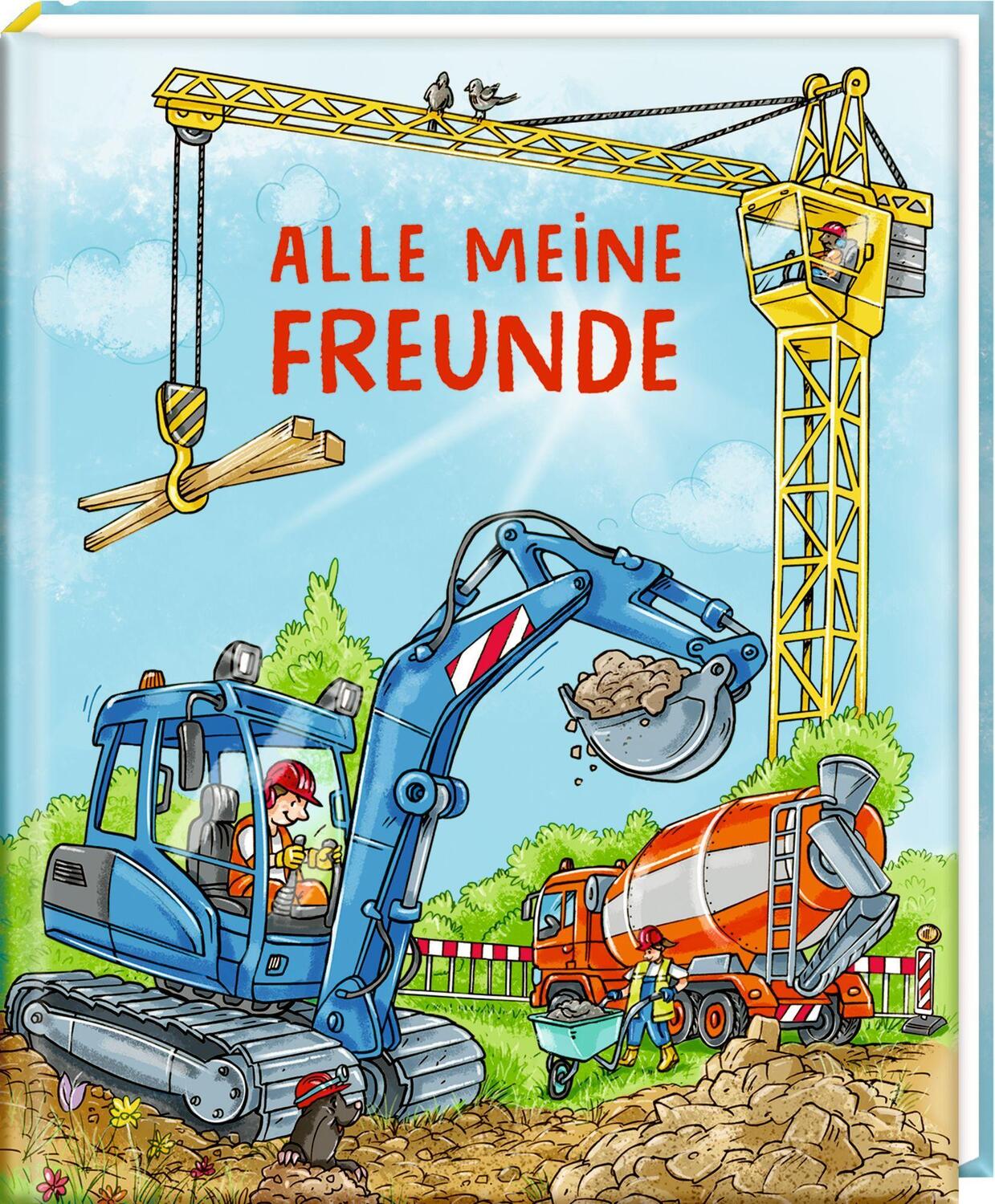 Cover: 4050003956404 | Freundebuch - Alle meine Freunde. Auf der Baustelle | Buch | 96 S.