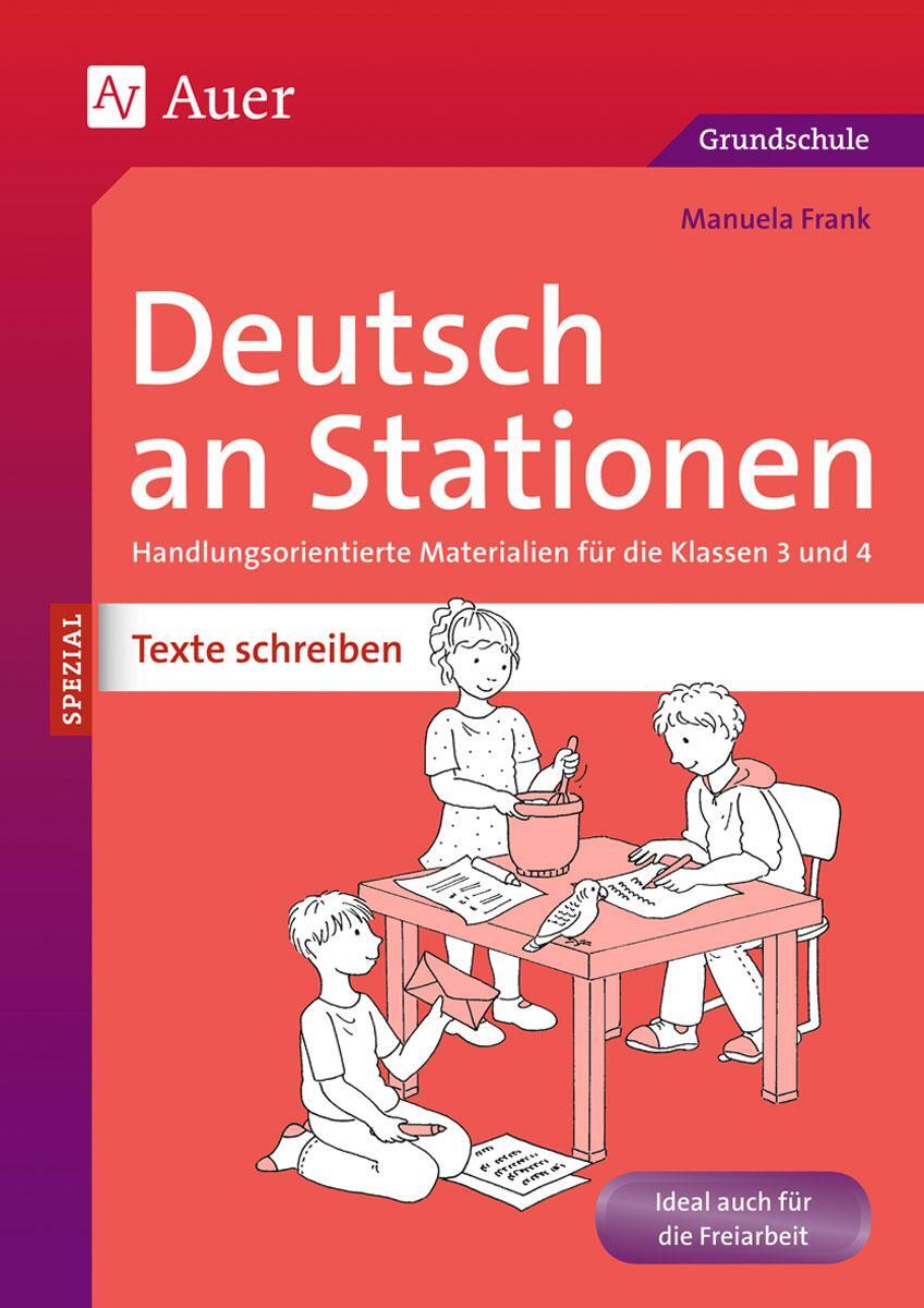 Cover: 9783403070795 | Deutsch an Stationen SPEZIAL Texte schreiben 3-4 | Manuela Frank