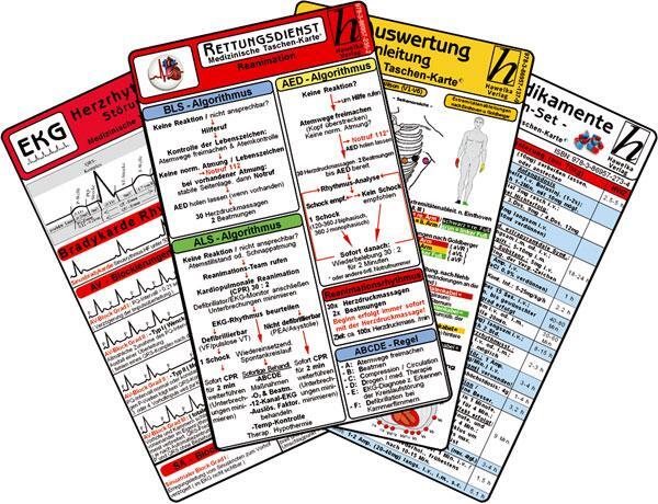 Cover: 9783869572352 | Rettungsdienst Karten-Set - EKG, Herzrhythmusstörungen,...