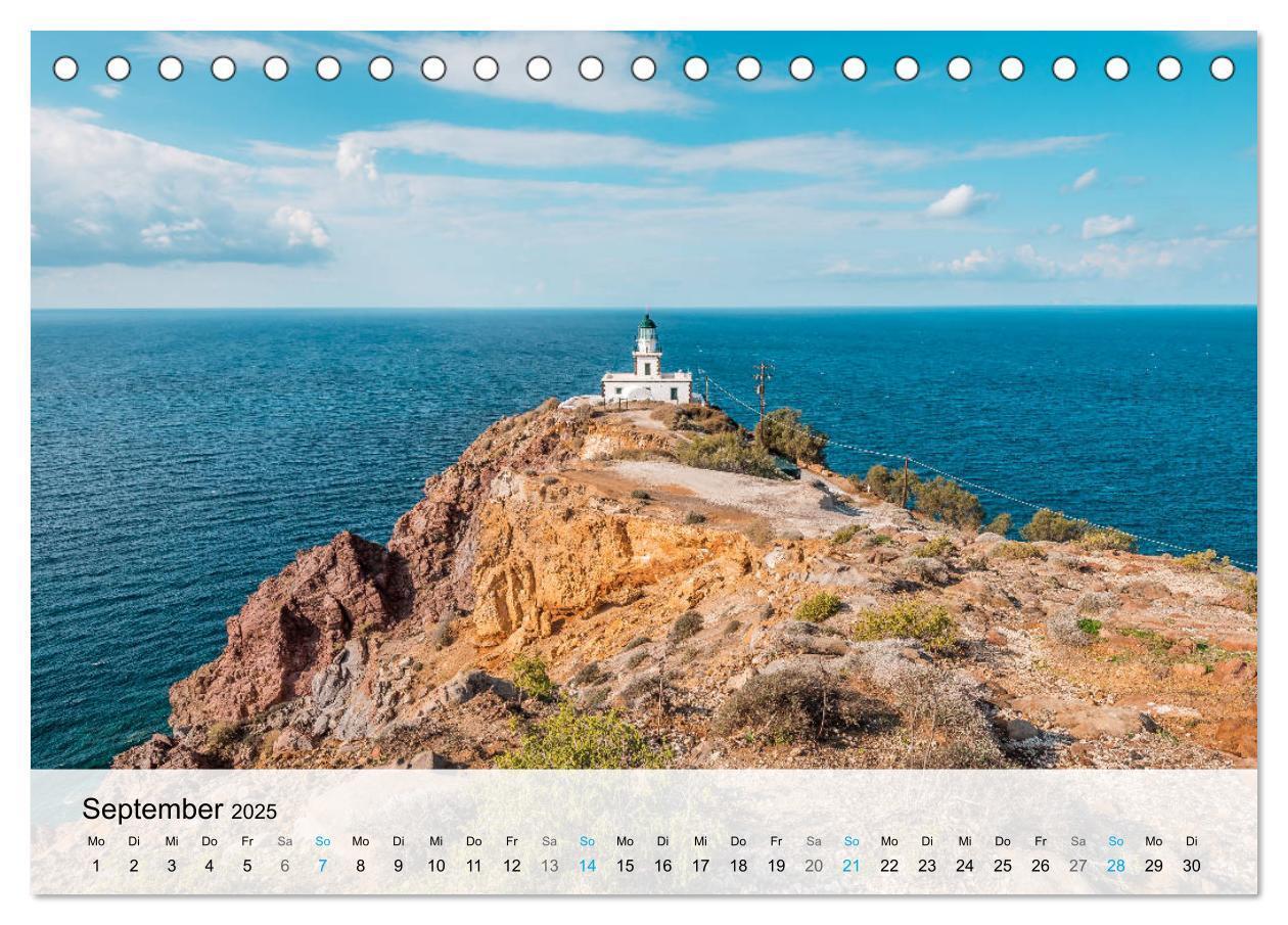 Bild: 9783435107803 | Santorini - Die malerische Kykladeninsel (Tischkalender 2025 DIN A5...