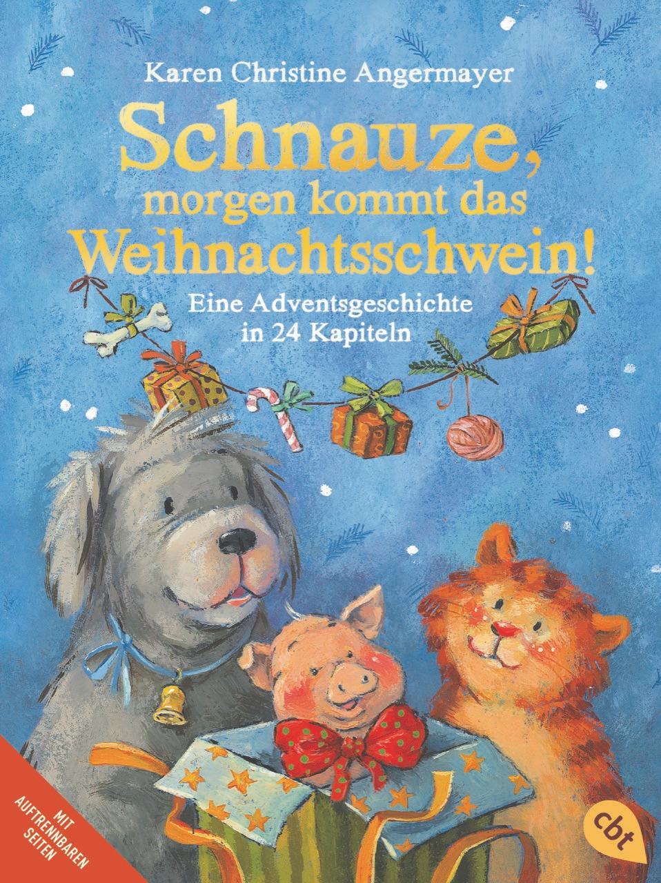 Cover: 9783570314470 | Schnauze, morgen kommt das Weihnachtsschwein! | Angermayer | Buch