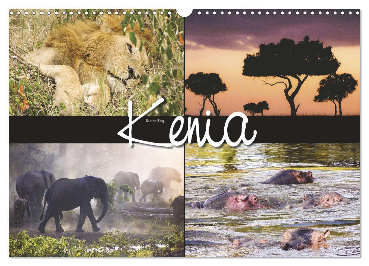 Cover: 9783383570001 | Kenia (Wandkalender 2024 DIN A3 quer), CALVENDO Monatskalender | 2024