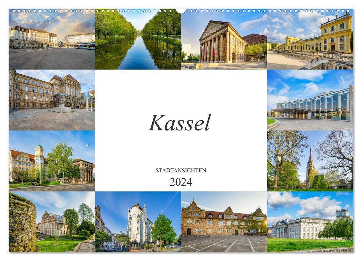 Cover: 9783675557079 | Kassel Stadtansichten (Wandkalender 2024 DIN A2 quer), CALVENDO...