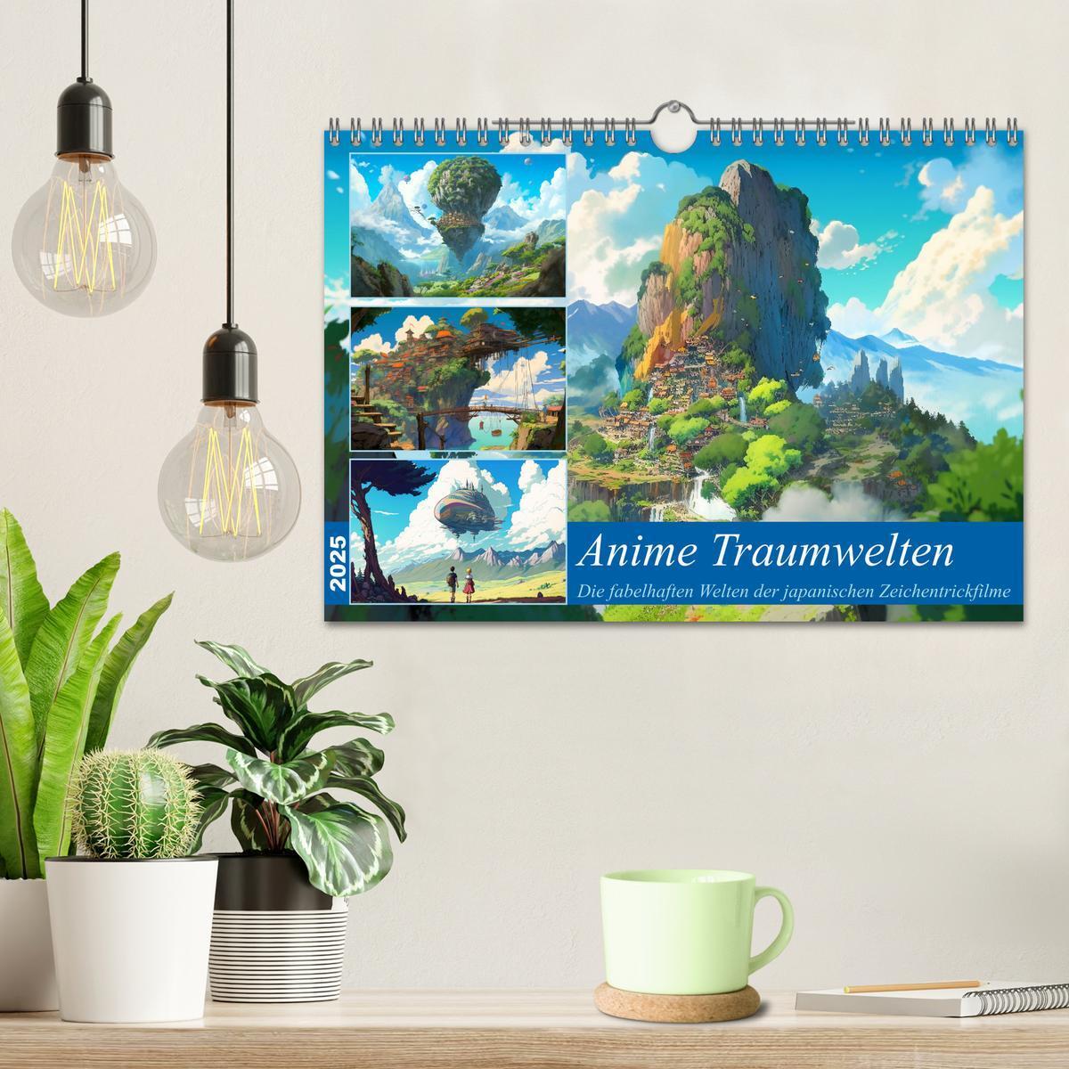 Bild: 9783383866418 | Anime Traumwelten (Wandkalender 2025 DIN A4 quer), CALVENDO...