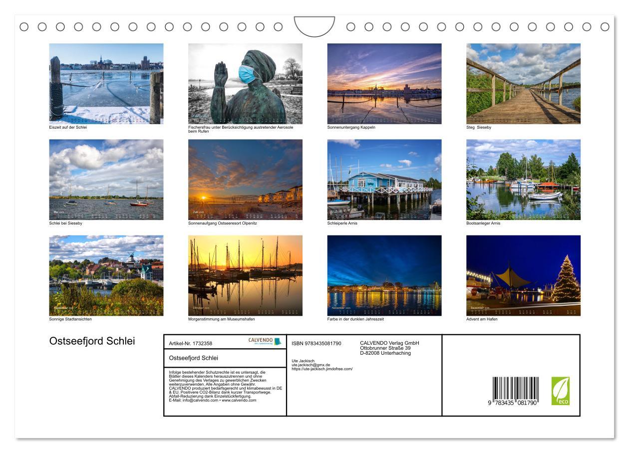 Bild: 9783435081790 | Ostseefjord Schlei (Wandkalender 2025 DIN A4 quer), CALVENDO...