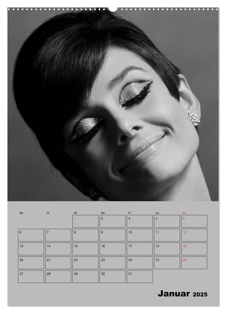 Bild: 9783457023167 | Hollywood-Diva. Audrey Hepburn (Wandkalender 2025 DIN A2 hoch),...