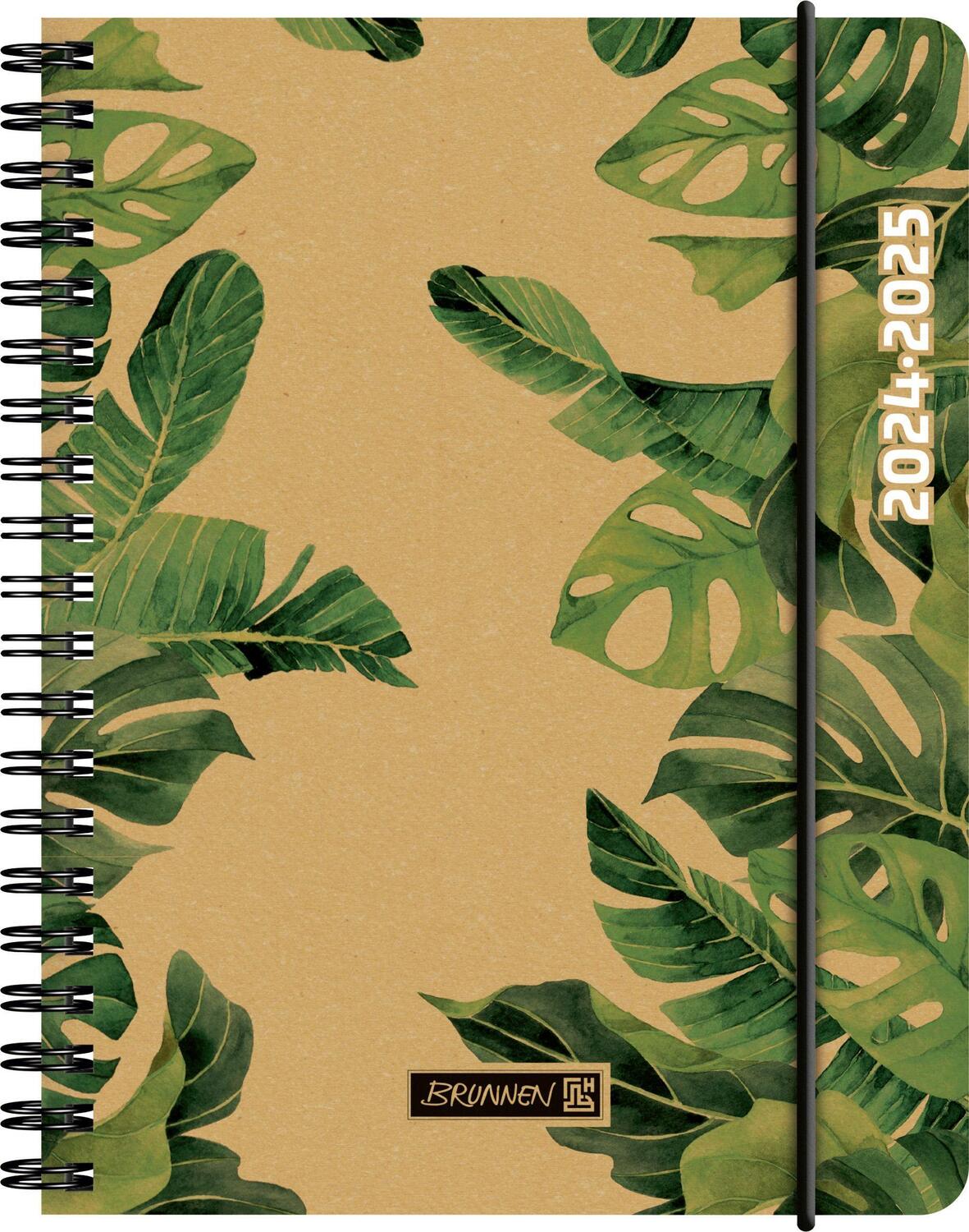 Cover: 4061947119701 | Schülerkalender 2024/2025 "Jungle Leaves", 2 Seiten = 1 Woche, A6,...