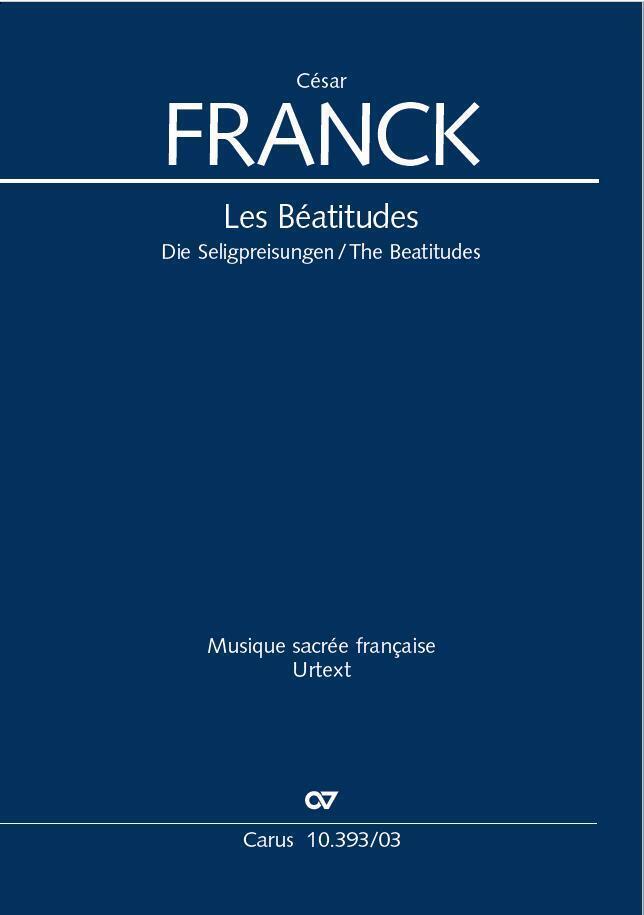 Cover: 9790007253783 | Les Béatitudes (Klavierauszug) | Die Seligpreisungen. FWV 53 | Franck