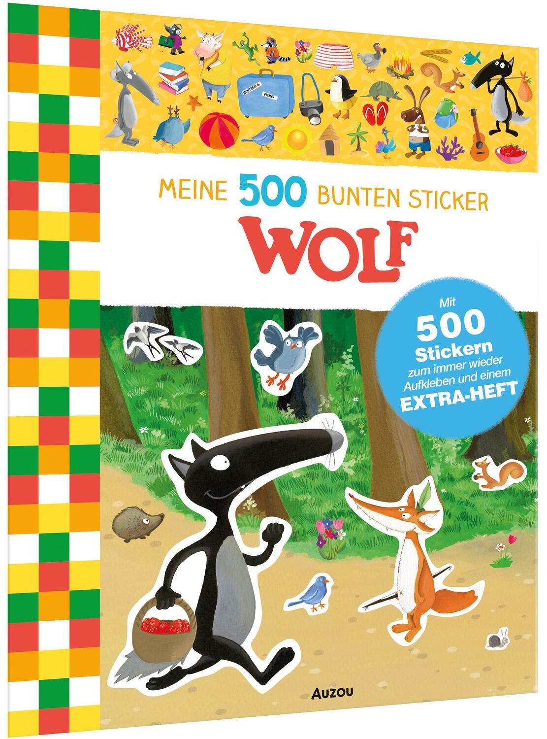Cover: 9783039540150 | Meine 500 bunten Sticker: Wolf | Oriane Lallemand | Taschenbuch | 2022