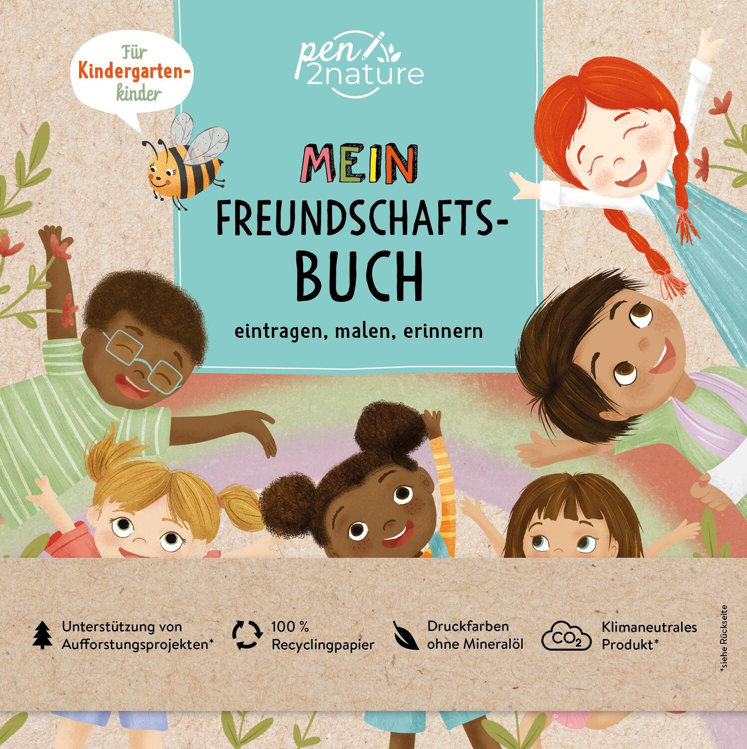 Cover: 9783987640223 | Mein Freundschaftsbuch. Eintragen, Malen, Erinnern - Für Kinder ab...
