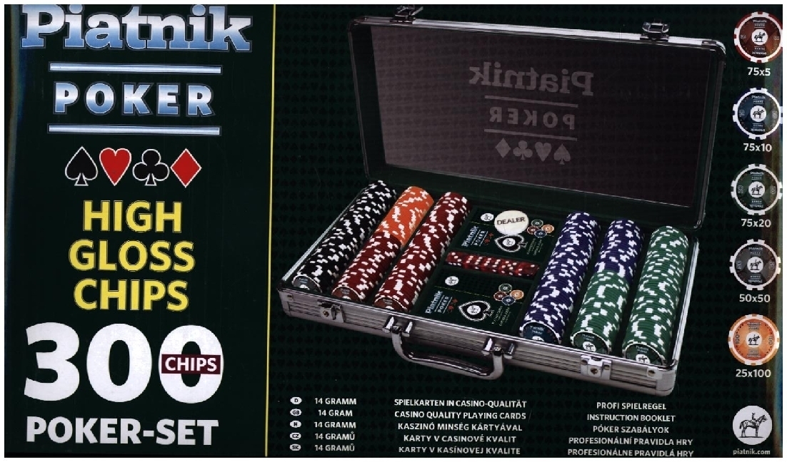 Cover: 9001890790393 | Pokerkoffer-Set 300 Chips | Spiel | 7903 | Deutsch | 2023 | Piatnik