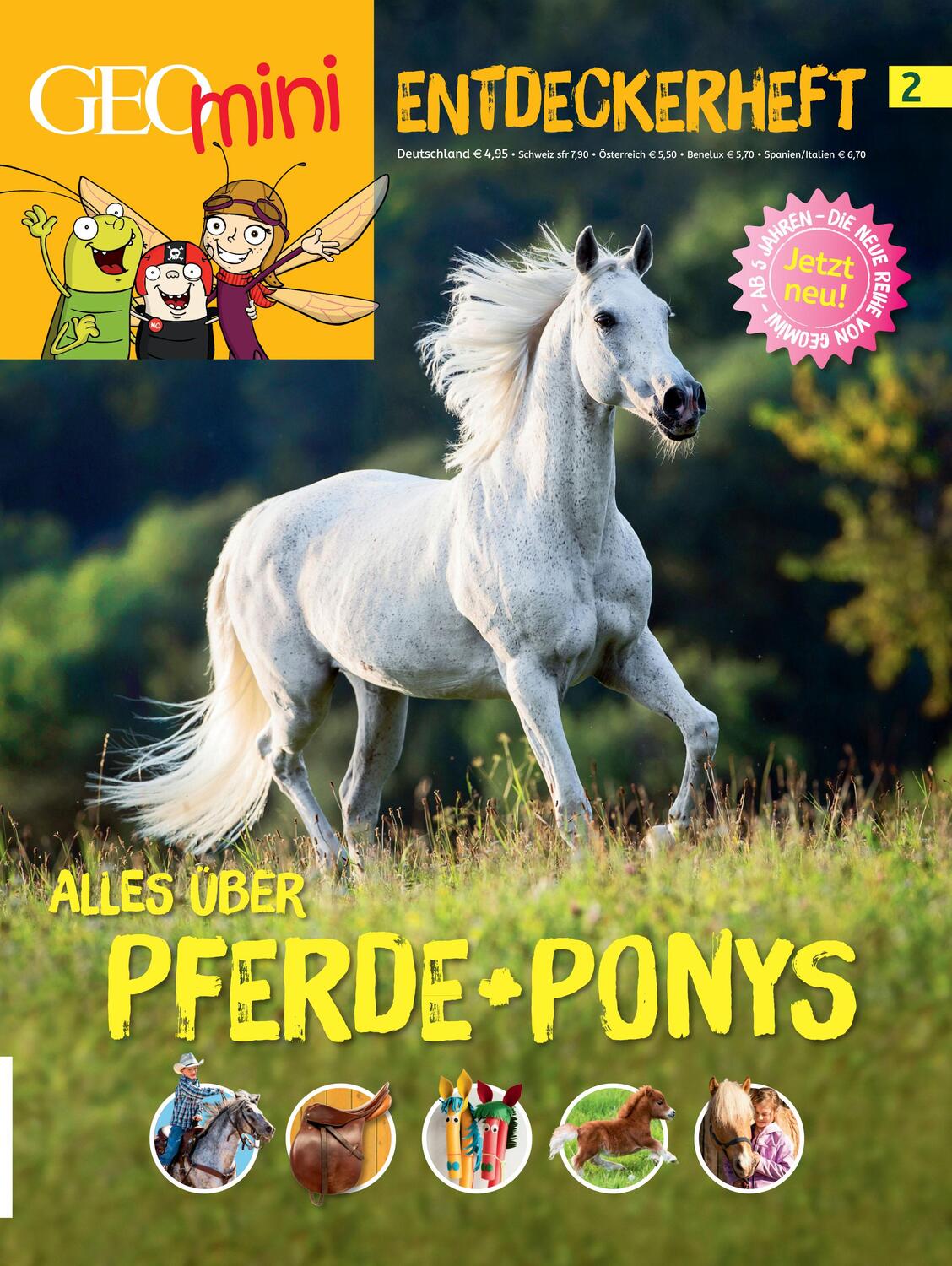 Cover: 9783652011044 | GEO mini Entdeckerheft 2/2016 - Alles über Pferde + Ponys | Wetscher