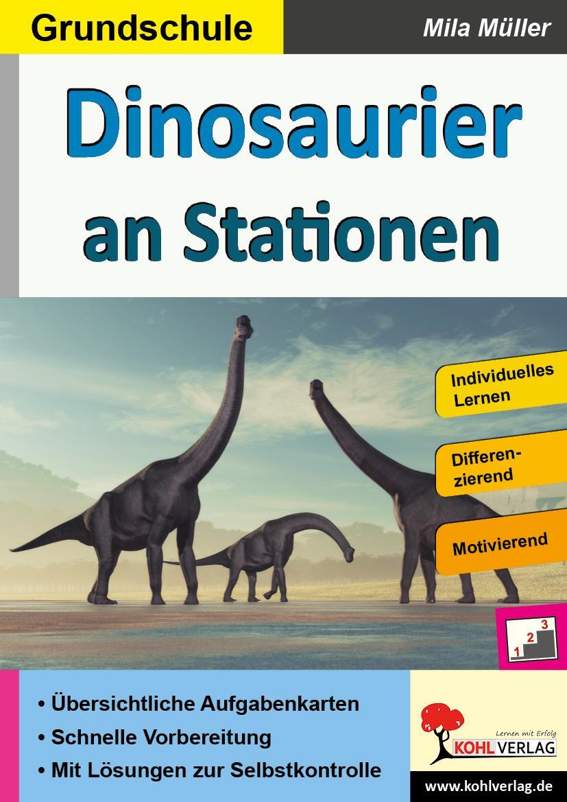 Cover: 9783966240635 | Dinosaurier an Stationen / Grundschule | Taschenbuch | Stationenlernen