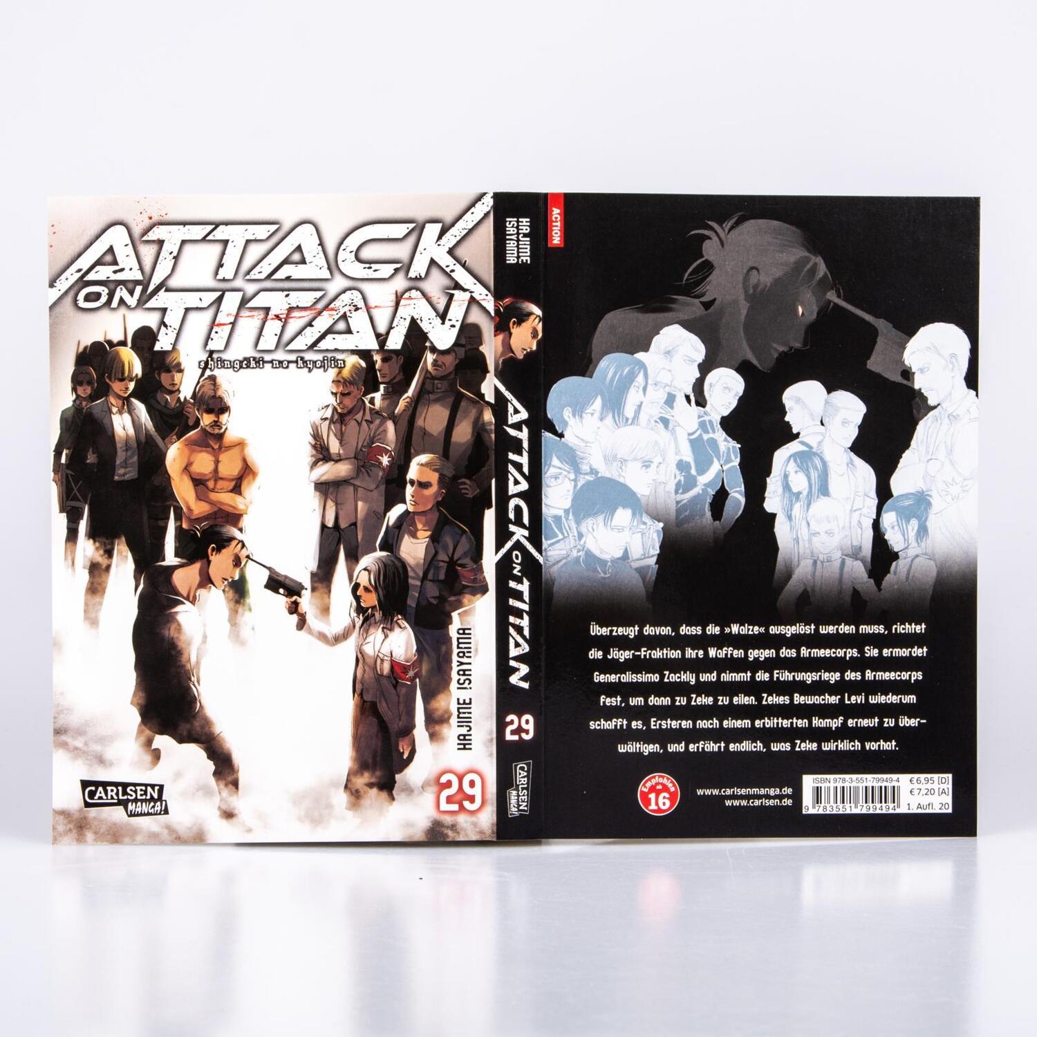 Bild: 9783551799494 | Attack on Titan 29 | Hajime Isayama | Taschenbuch | Attack on Titan